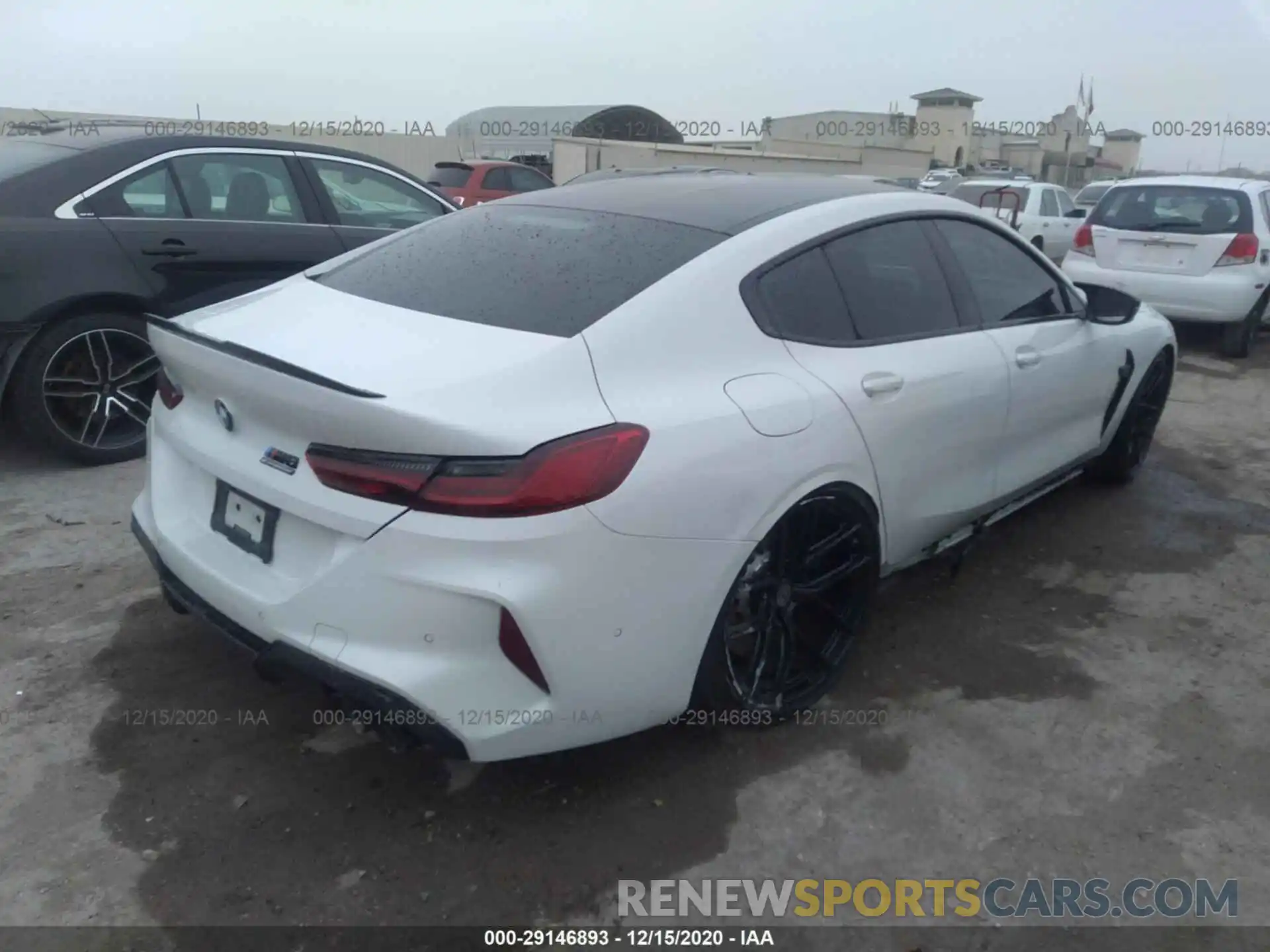 4 Фотография поврежденного автомобиля WBSGV0C02LCE22460 BMW M8 2020