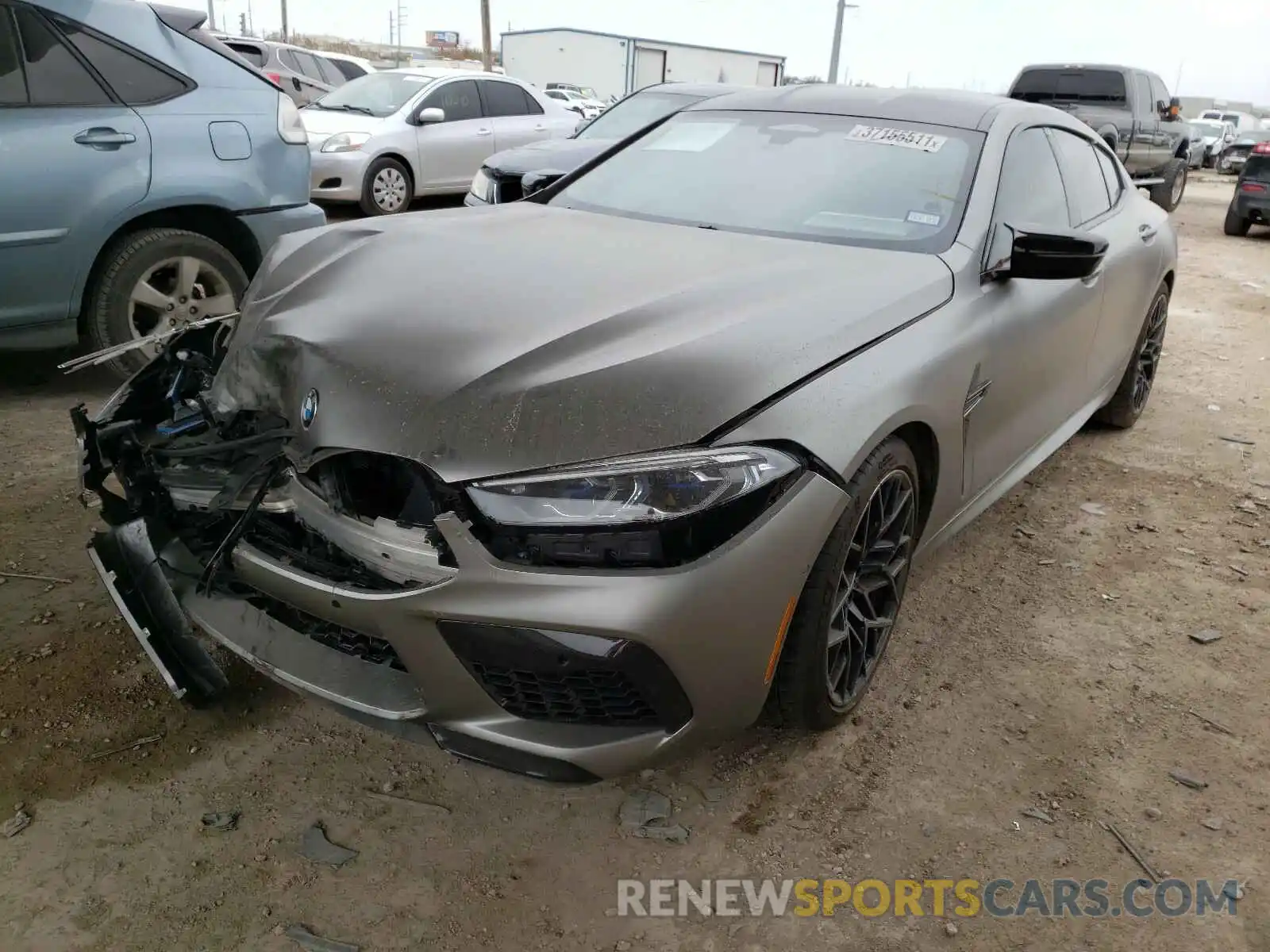 2 Фотография поврежденного автомобиля WBSGV0C03LCE26355 BMW M8 2020