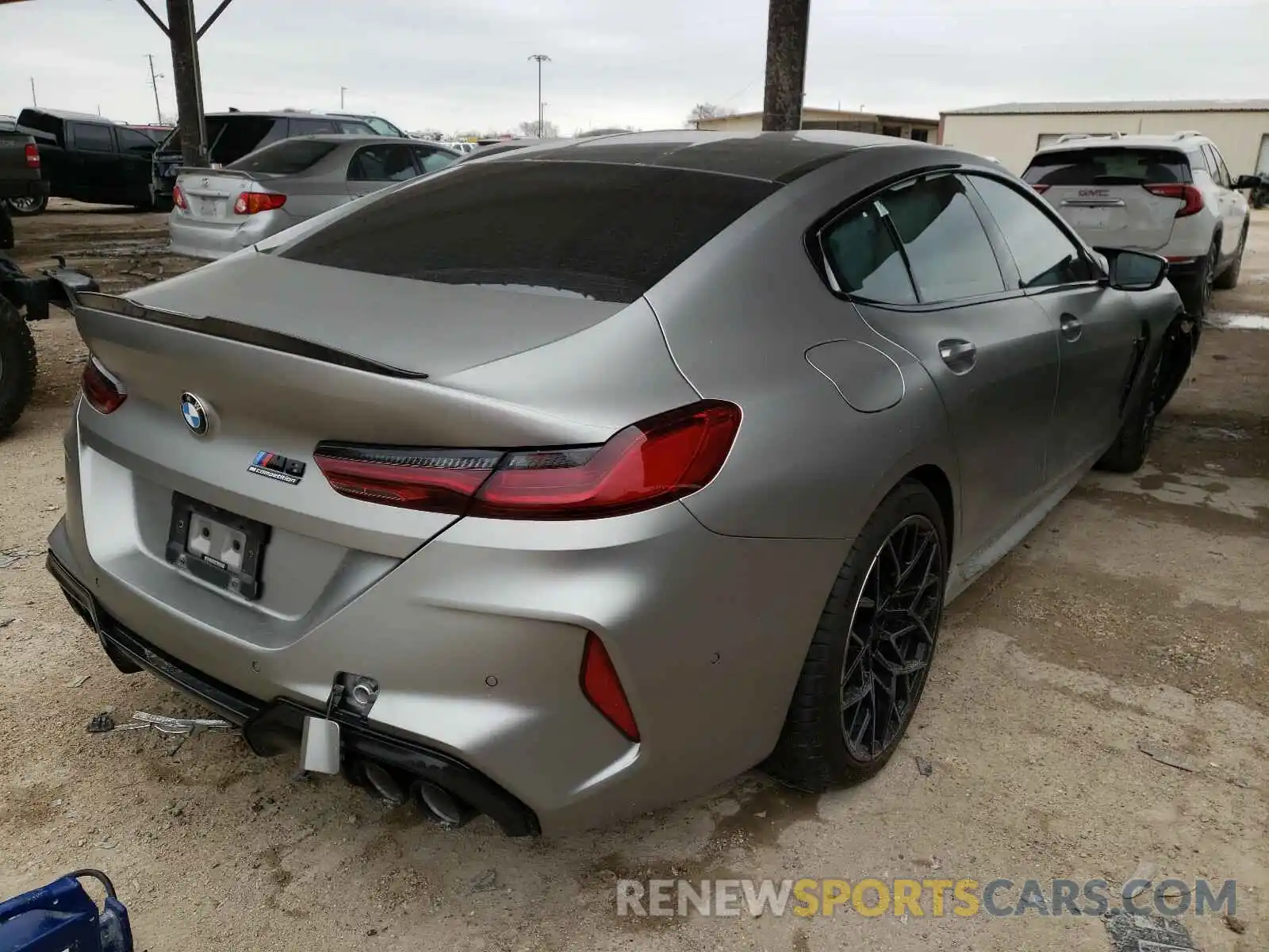 4 Photograph of a damaged car WBSGV0C03LCE26355 BMW M8 2020