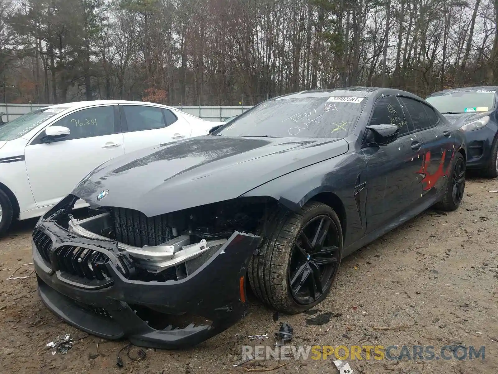 2 Photograph of a damaged car WBSGV0C05LCD94945 BMW M8 2020