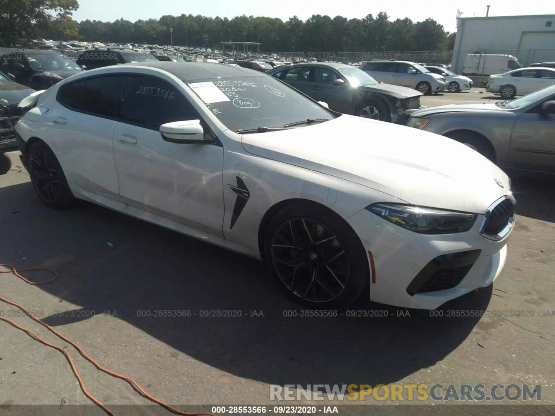 1 Photograph of a damaged car WBSGV0C05LCE05183 BMW M8 2020