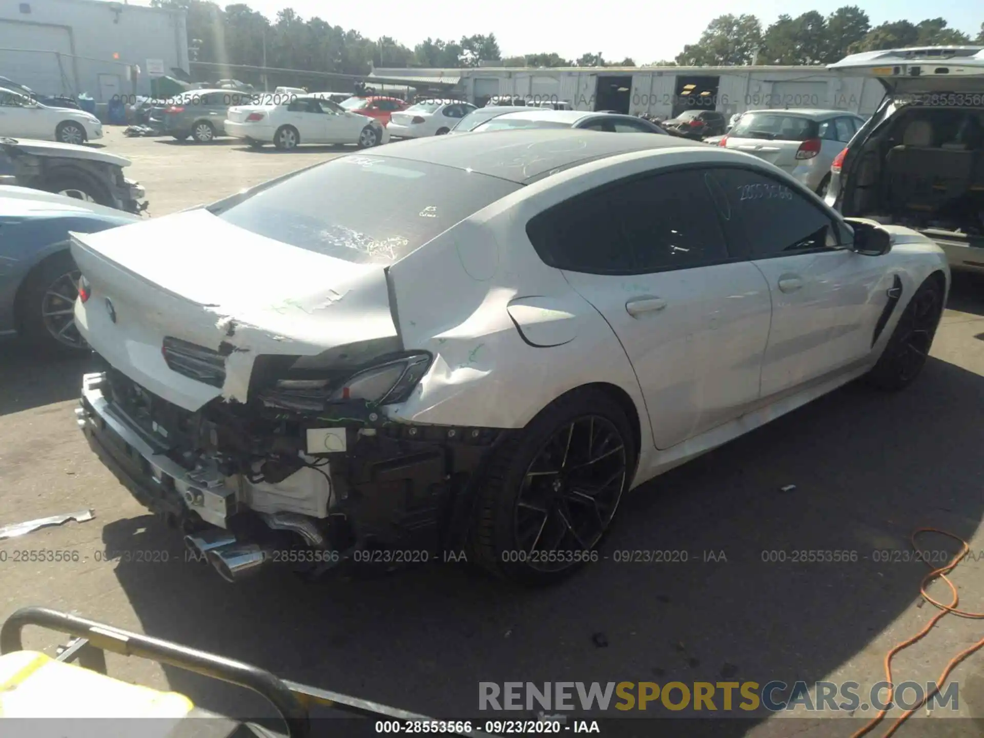 4 Photograph of a damaged car WBSGV0C05LCE05183 BMW M8 2020