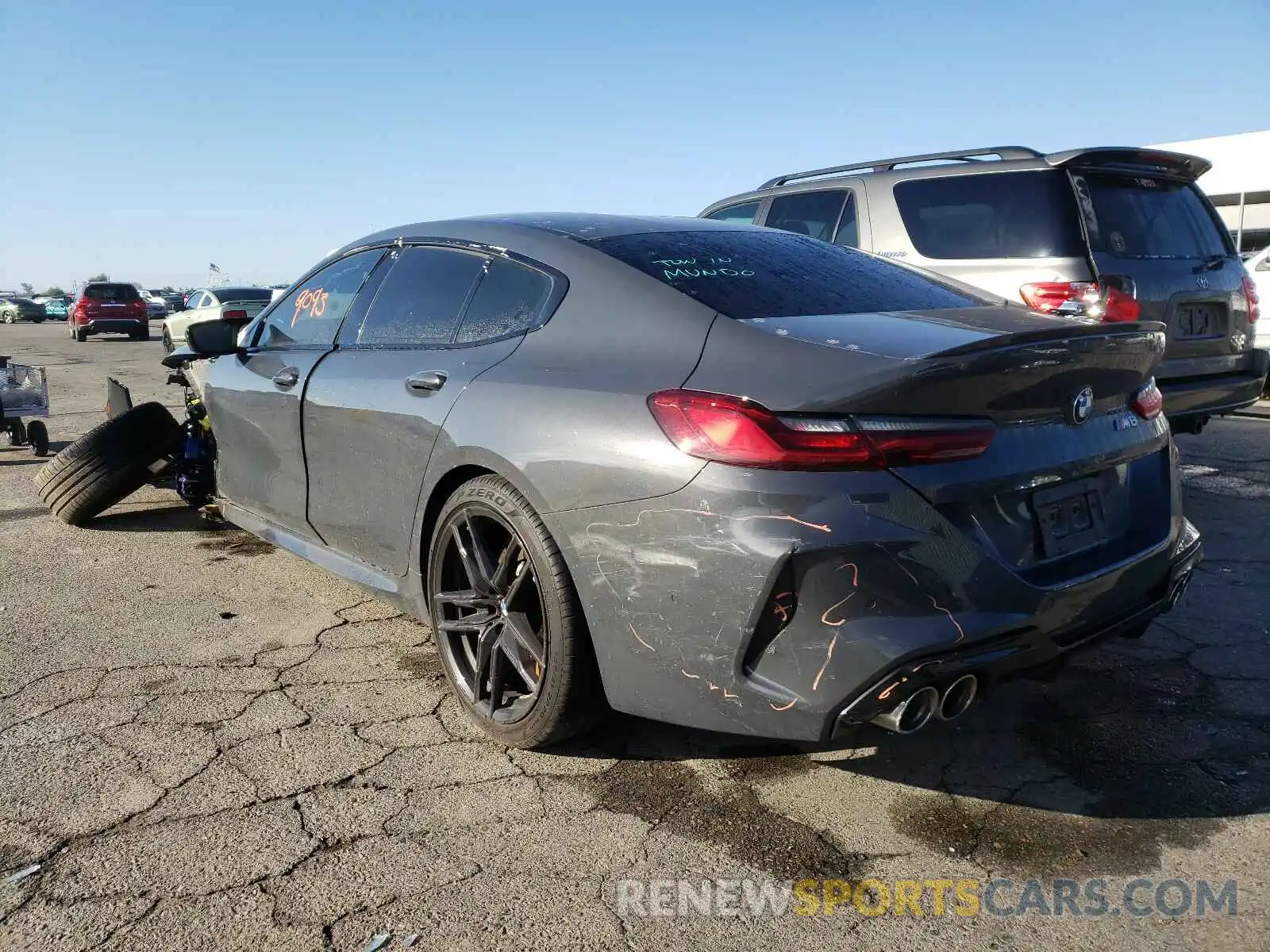 3 Photograph of a damaged car WBSGV0C06LCE29928 BMW M8 2020