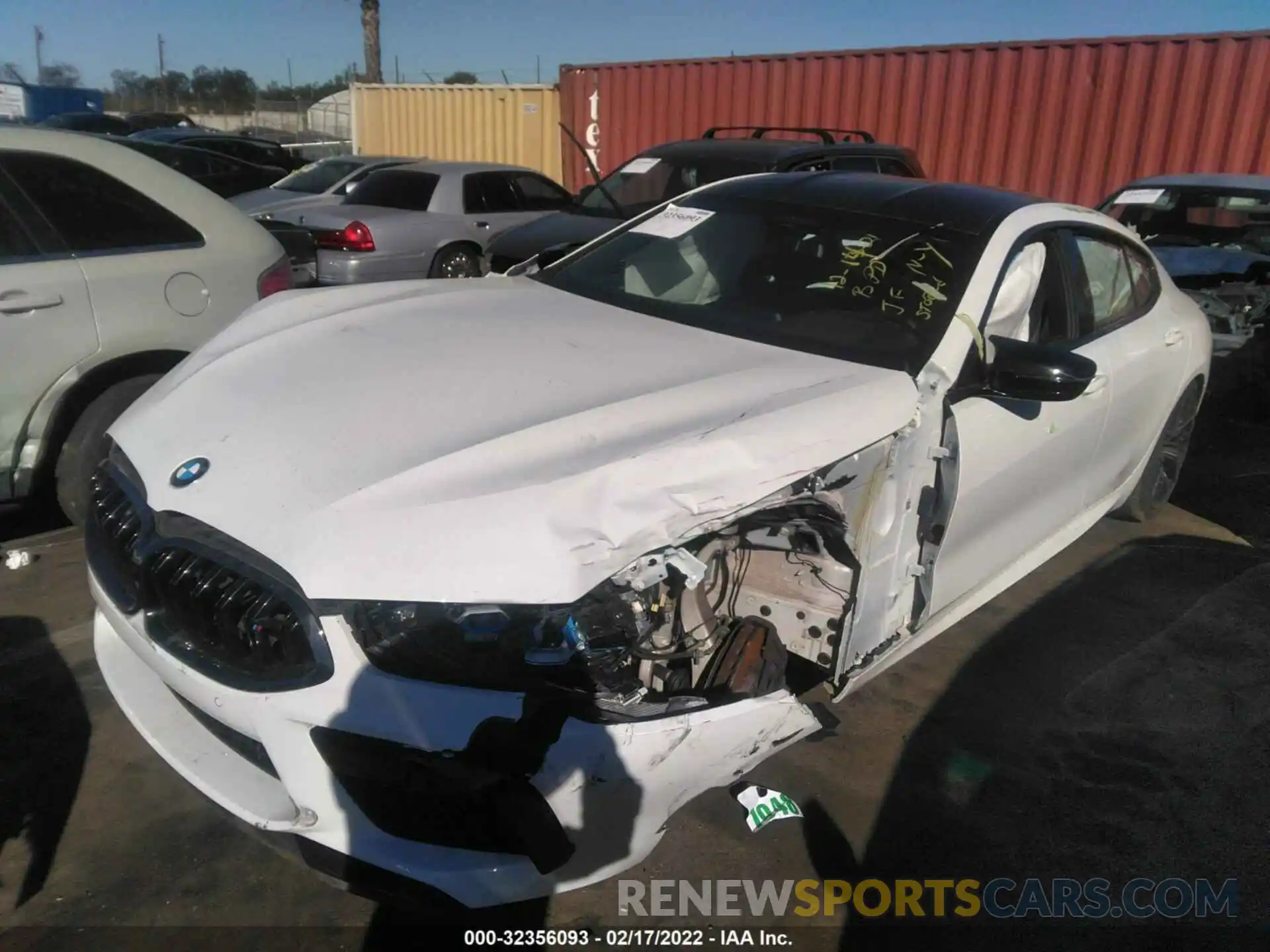 2 Photograph of a damaged car WBSGV0C07LCD38232 BMW M8 2020