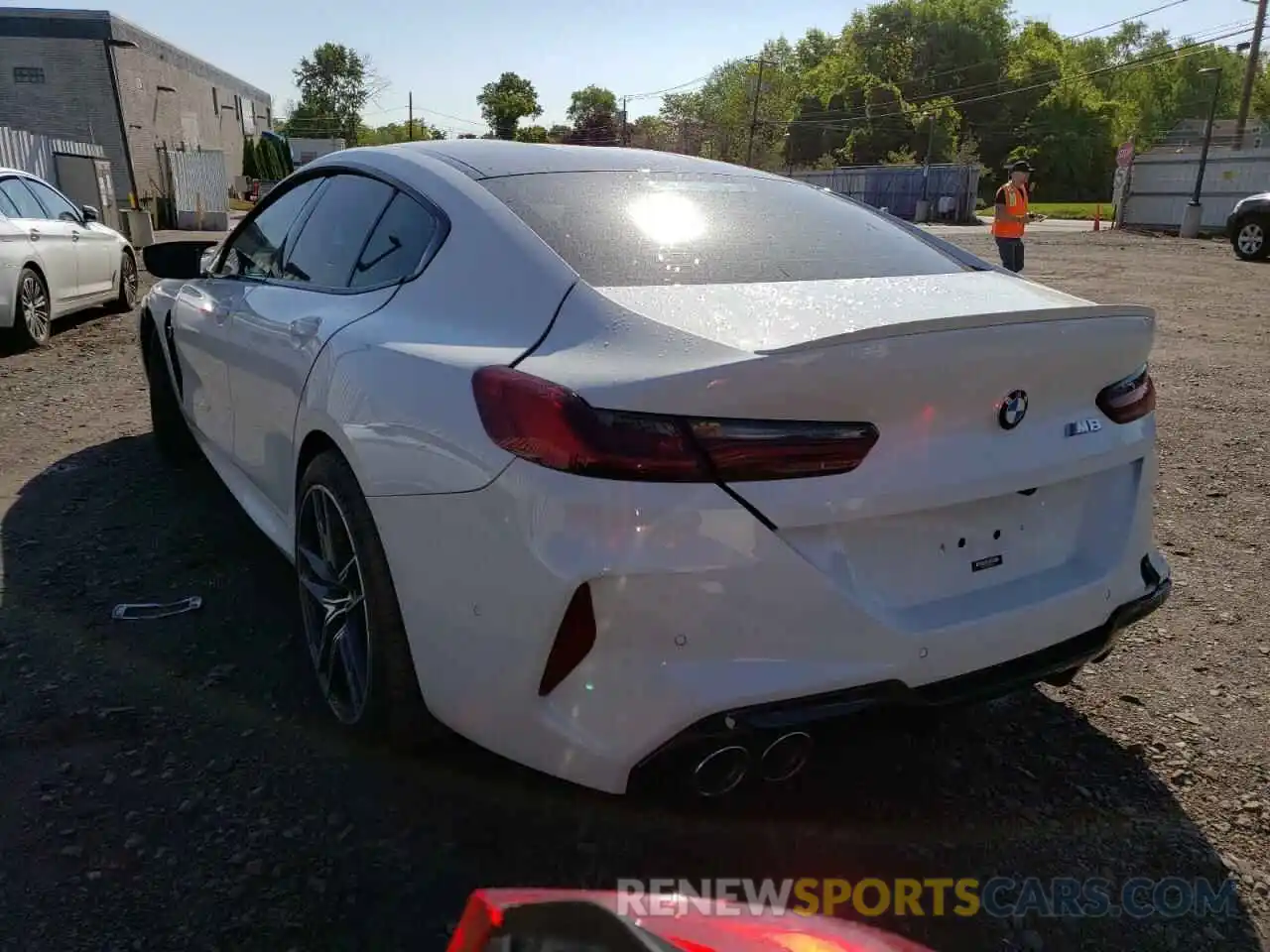 3 Photograph of a damaged car WBSGV0C07LCD74812 BMW M8 2020