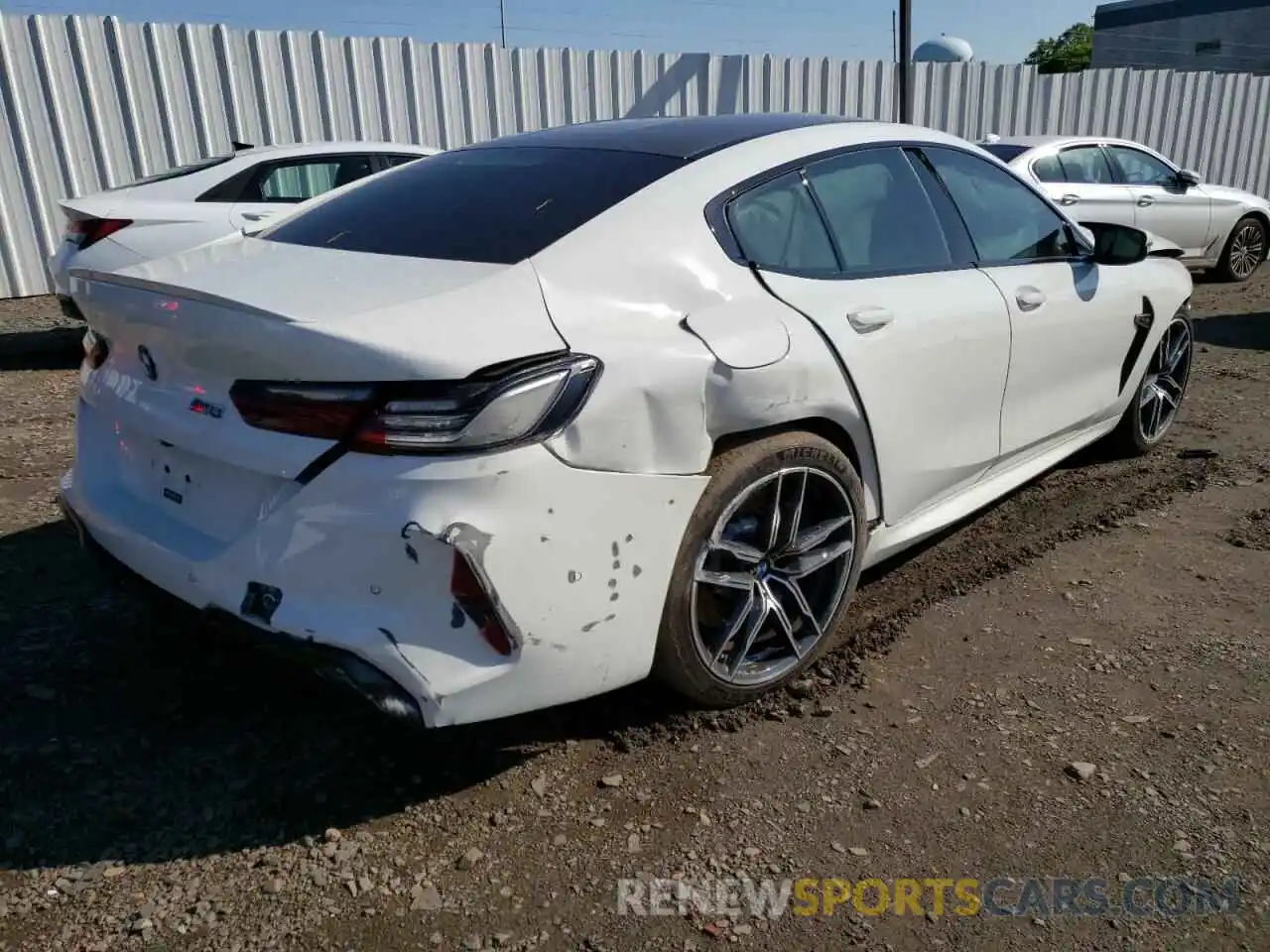 4 Photograph of a damaged car WBSGV0C07LCD74812 BMW M8 2020