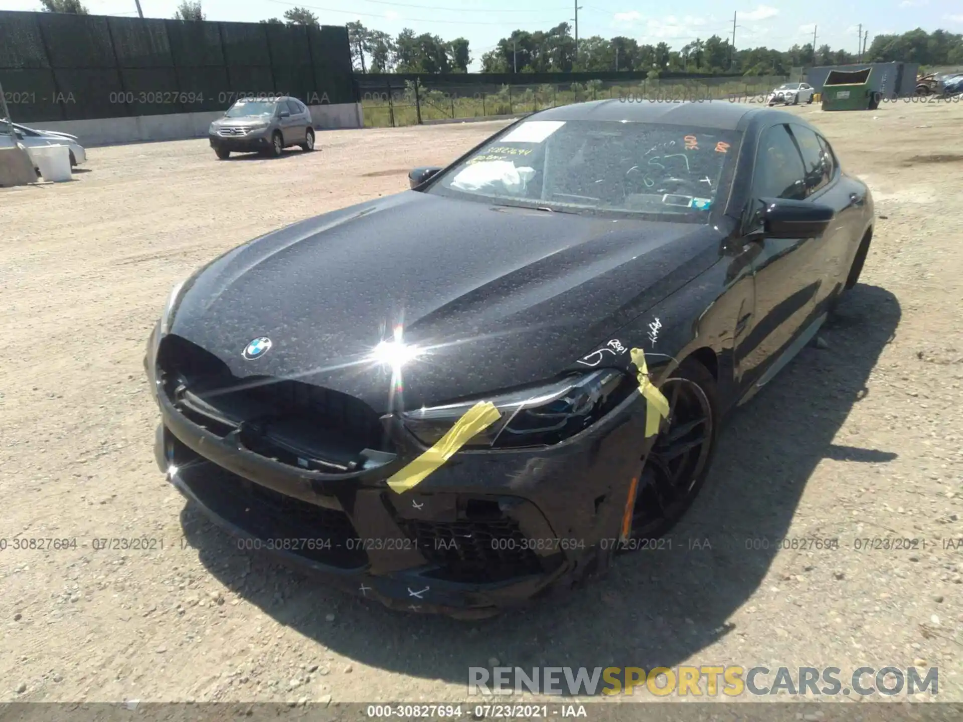 6 Photograph of a damaged car WBSGV0C07LCE47855 BMW M8 2020