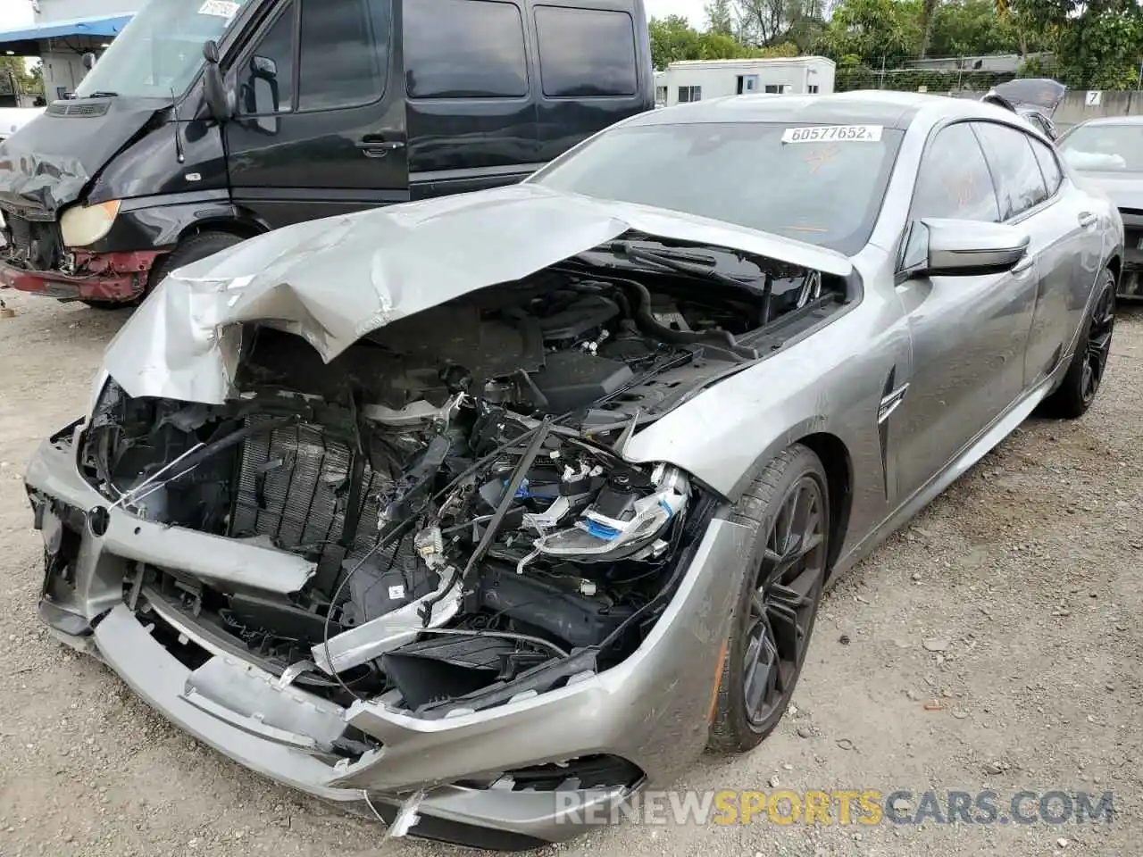 2 Photograph of a damaged car WBSGV0C0XLCE42181 BMW M8 2020