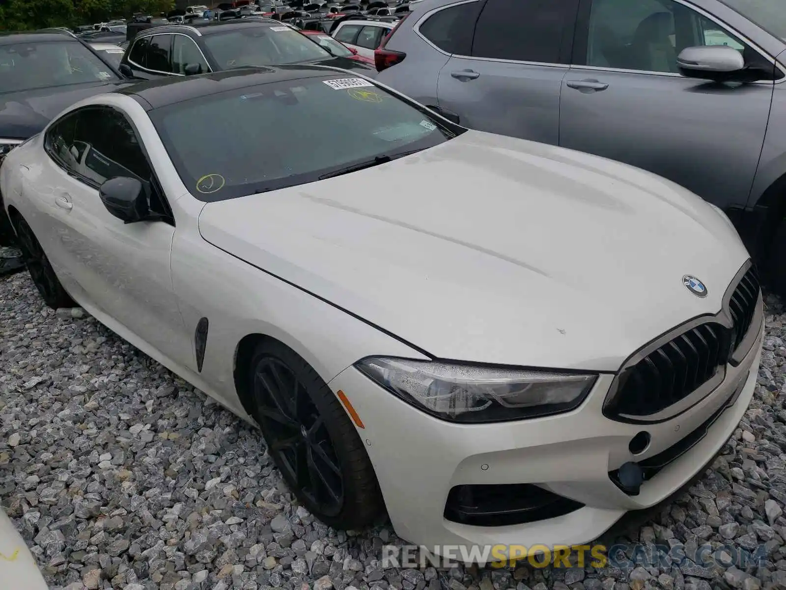 1 Photograph of a damaged car WBABC4C05MCF85746 BMW M8 2021