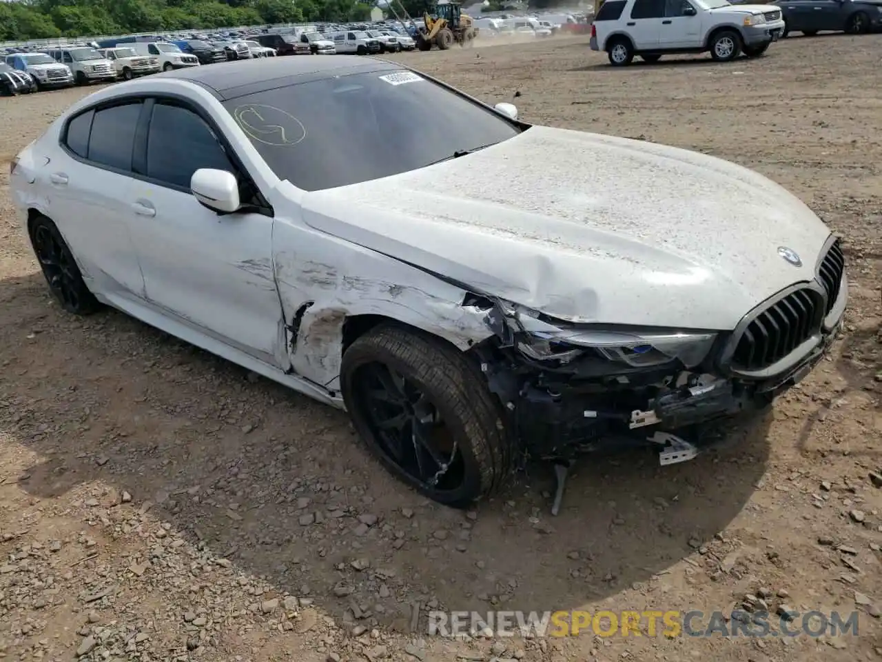 1 Photograph of a damaged car WBAGV8C00MCF78808 BMW M8 2021