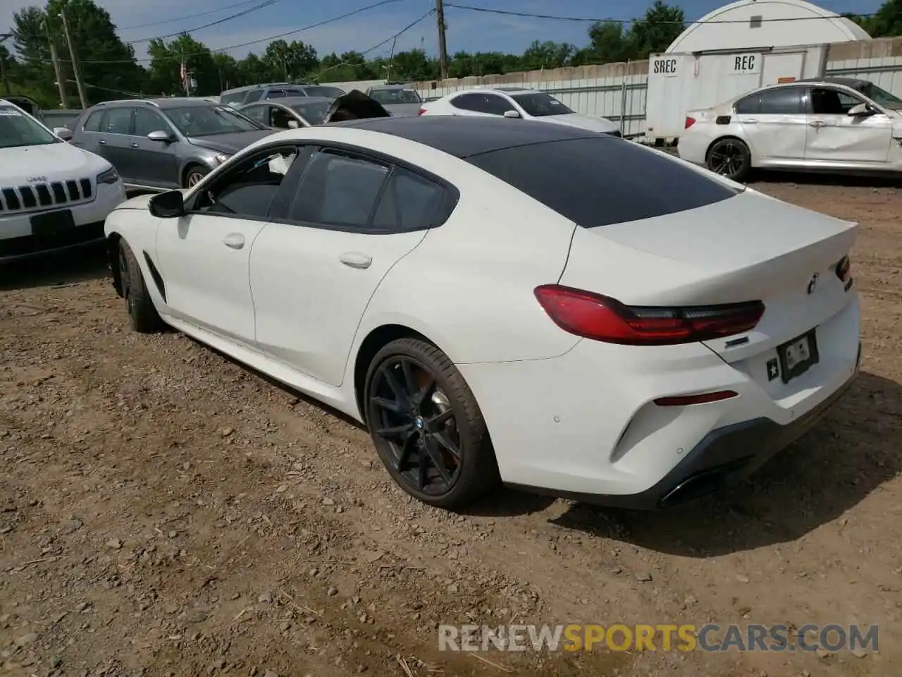 3 Photograph of a damaged car WBAGV8C00MCF78808 BMW M8 2021