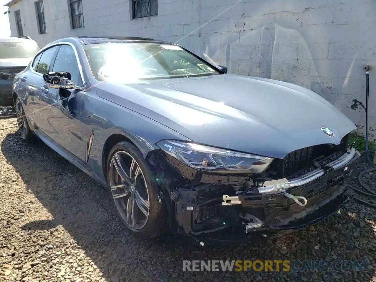 1 Photograph of a damaged car WBAGV8C05MCF51734 BMW M8 2021