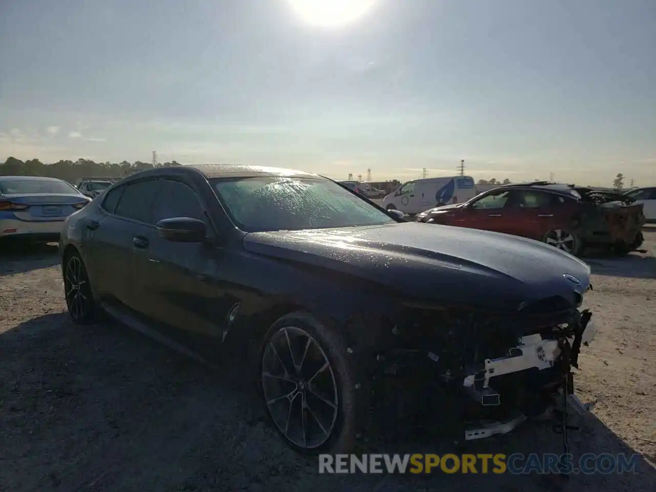 1 Photograph of a damaged car WBAGV8C05MCF60501 BMW M8 2021