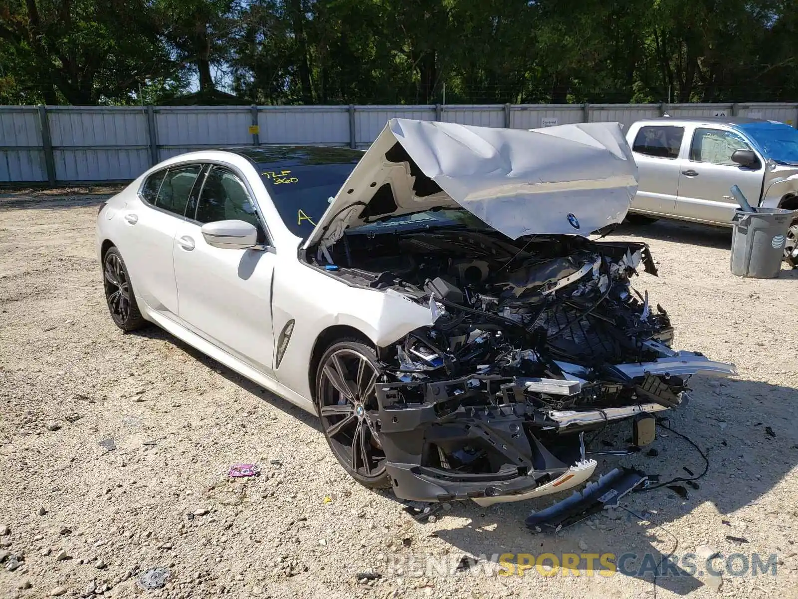 1 Photograph of a damaged car WBAGV8C06MCF55503 BMW M8 2021