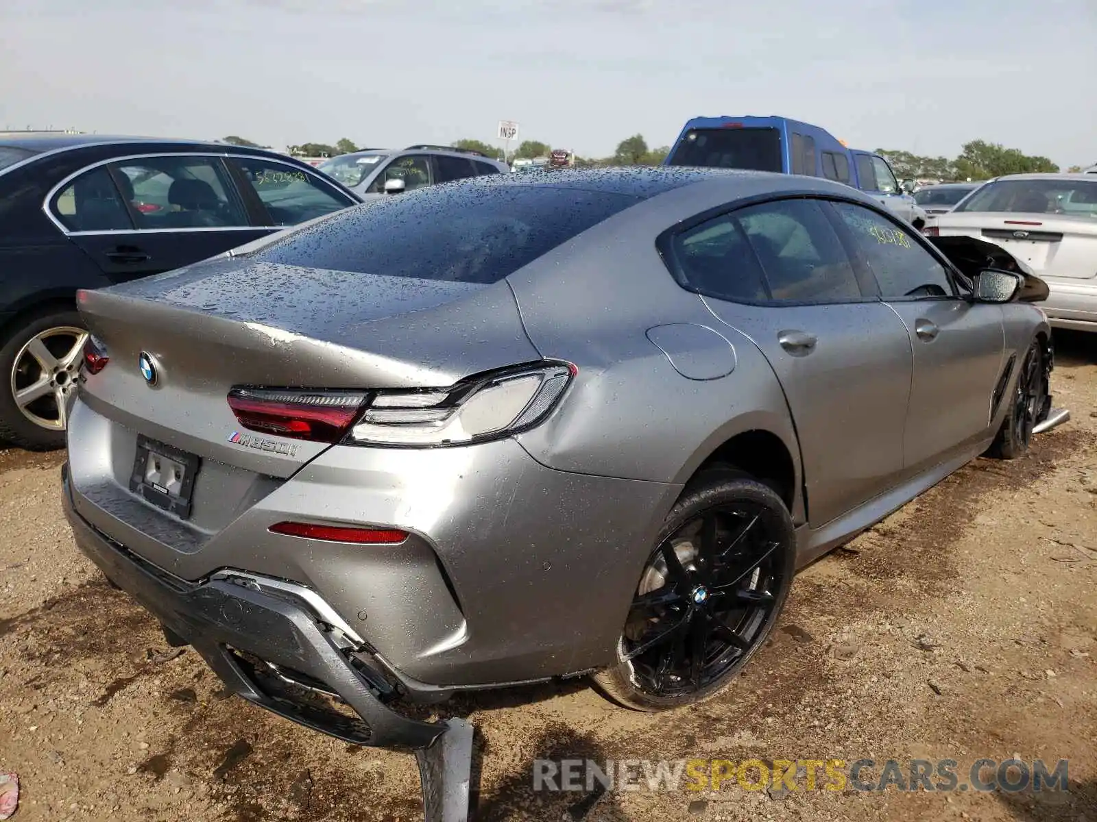 4 Photograph of a damaged car WBAGV8C08MCF72450 BMW M8 2021