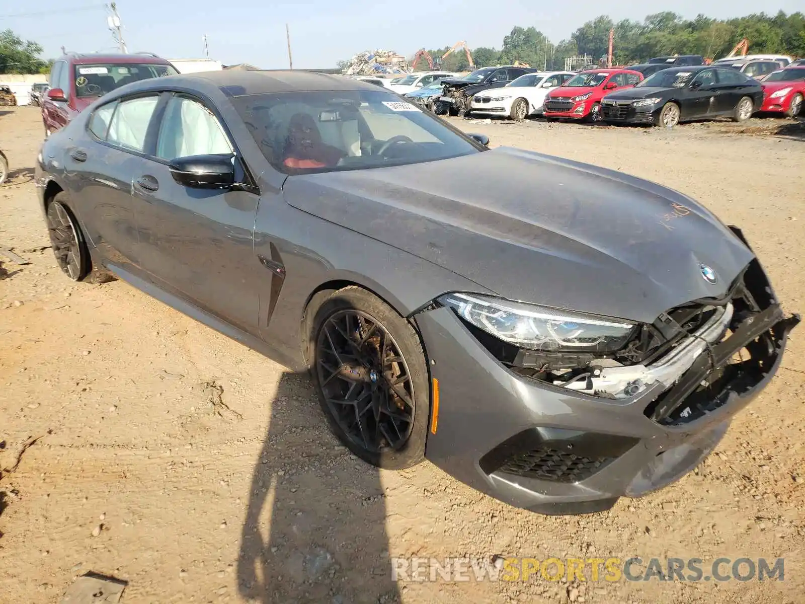 1 Photograph of a damaged car WBSGV0C00MCF56515 BMW M8 2021