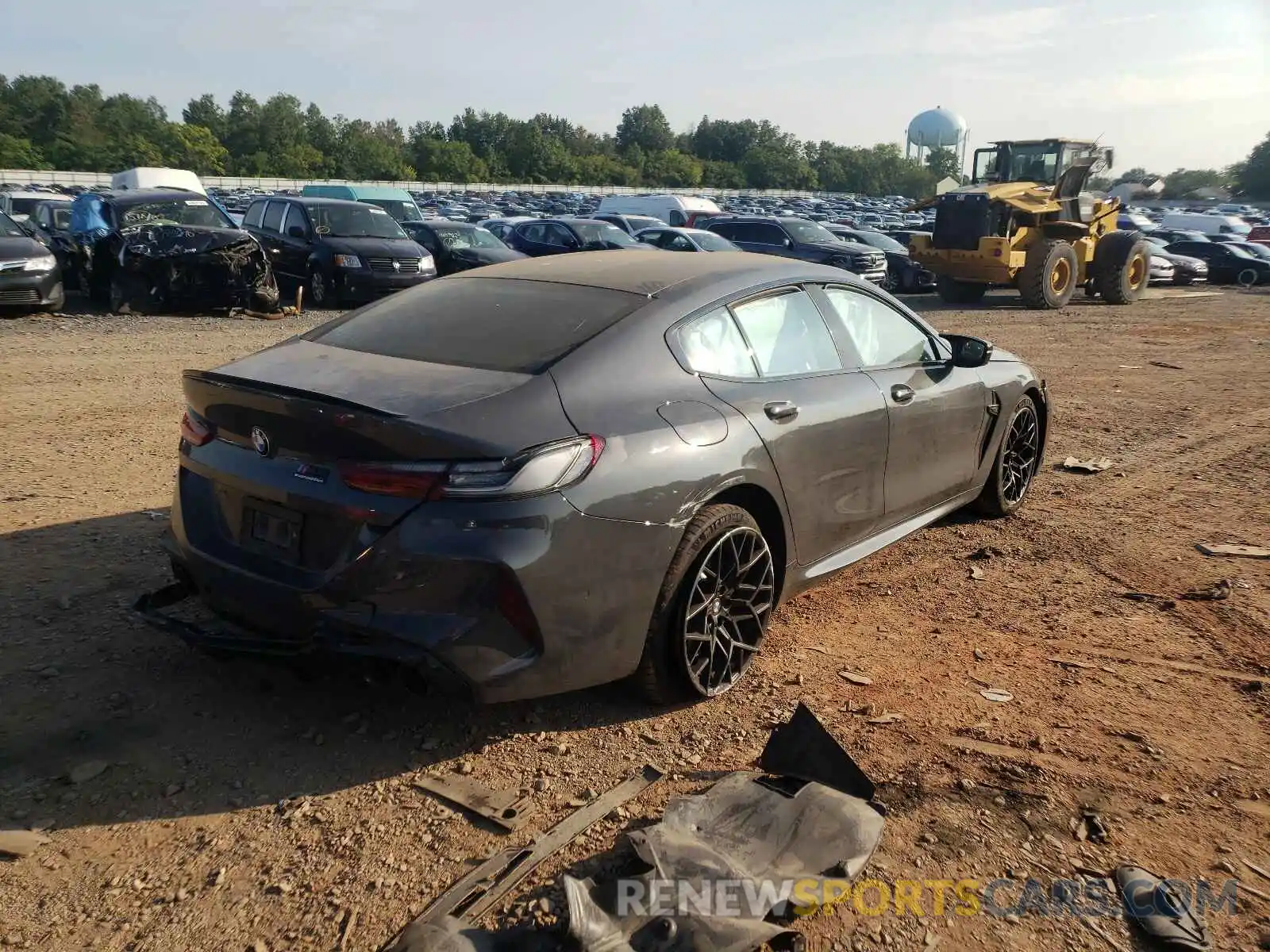 4 Photograph of a damaged car WBSGV0C00MCF56515 BMW M8 2021