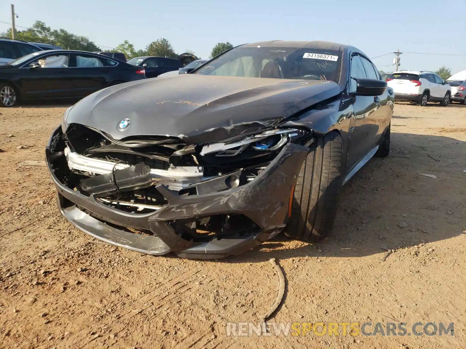 9 Photograph of a damaged car WBSGV0C00MCF56515 BMW M8 2021