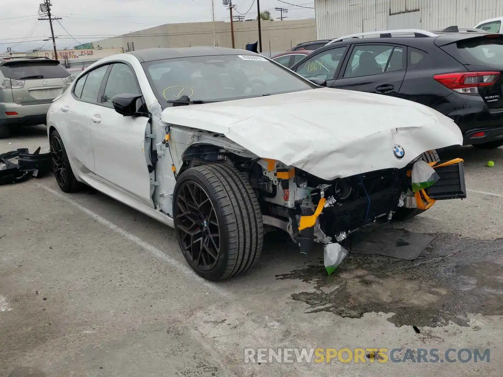 1 Фотография поврежденного автомобиля WBSGV0C00MCF60483 BMW M8 2021