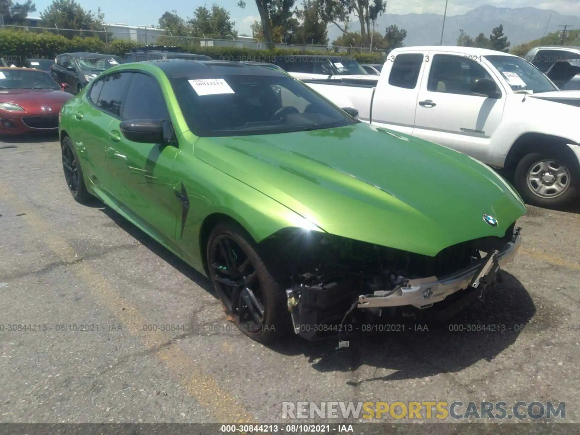 1 Photograph of a damaged car WBSGV0C00MCF72455 BMW M8 2021