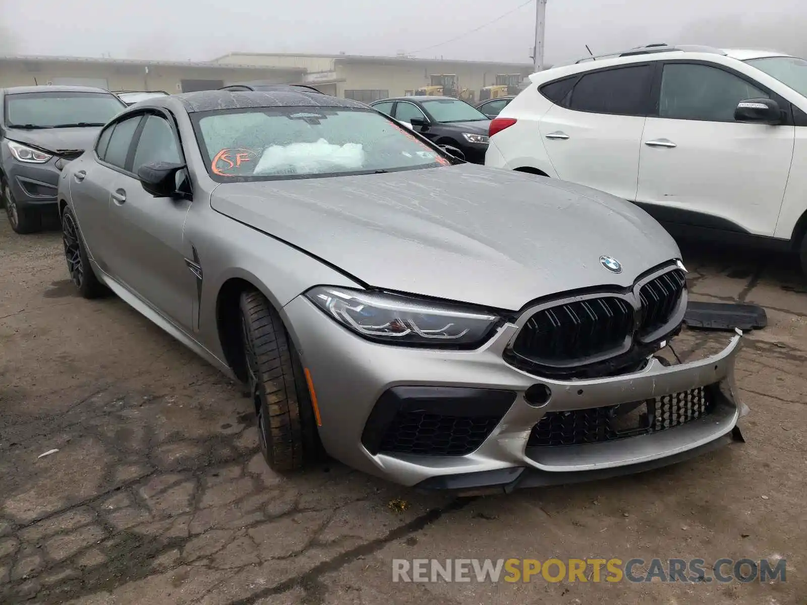 1 Photograph of a damaged car WBSGV0C00MCG06443 BMW M8 2021