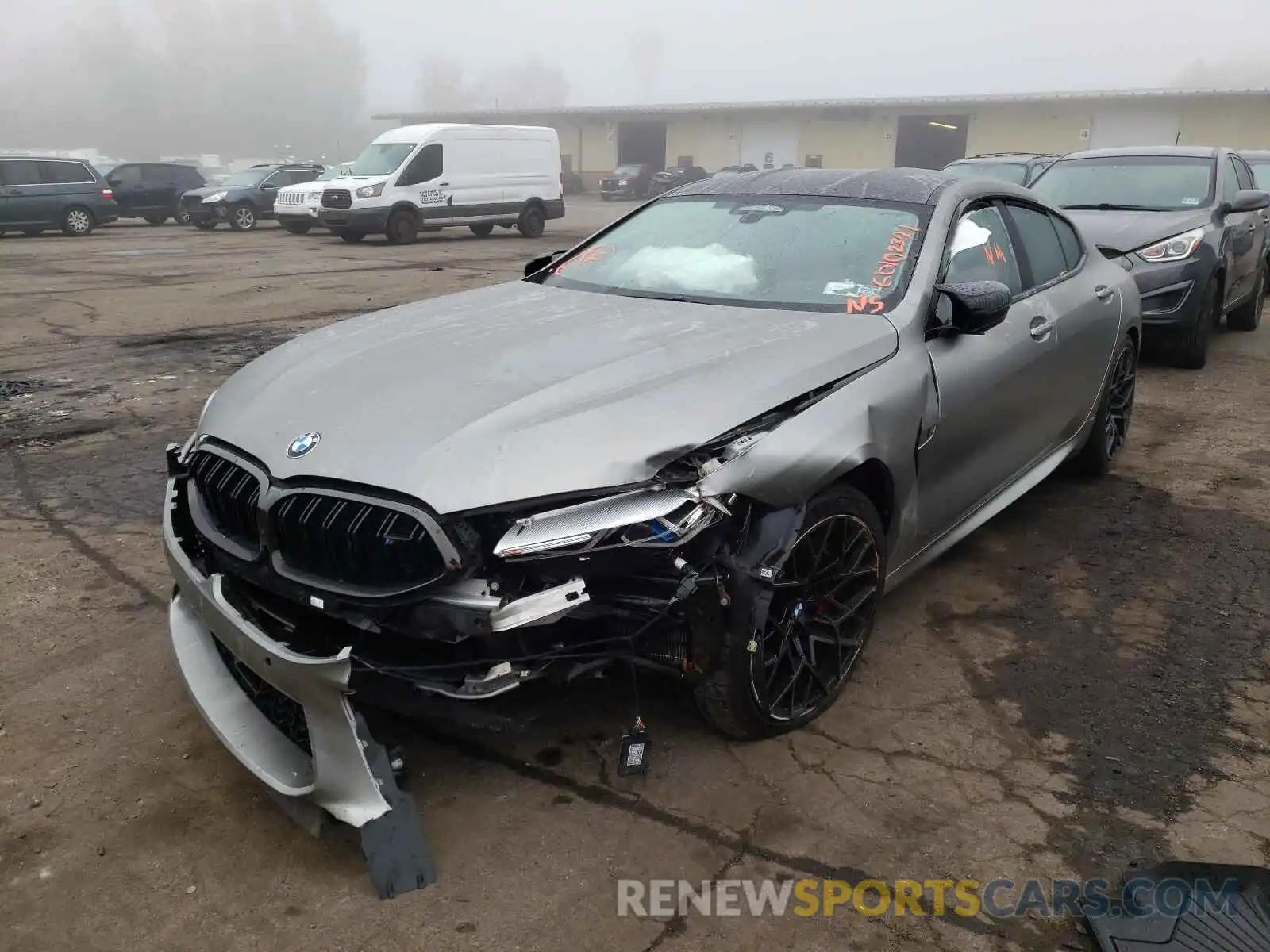 2 Photograph of a damaged car WBSGV0C00MCG06443 BMW M8 2021