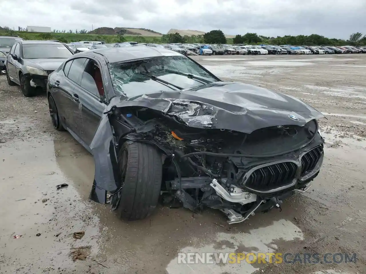 1 Photograph of a damaged car WBSGV0C01MCG15779 BMW M8 2021