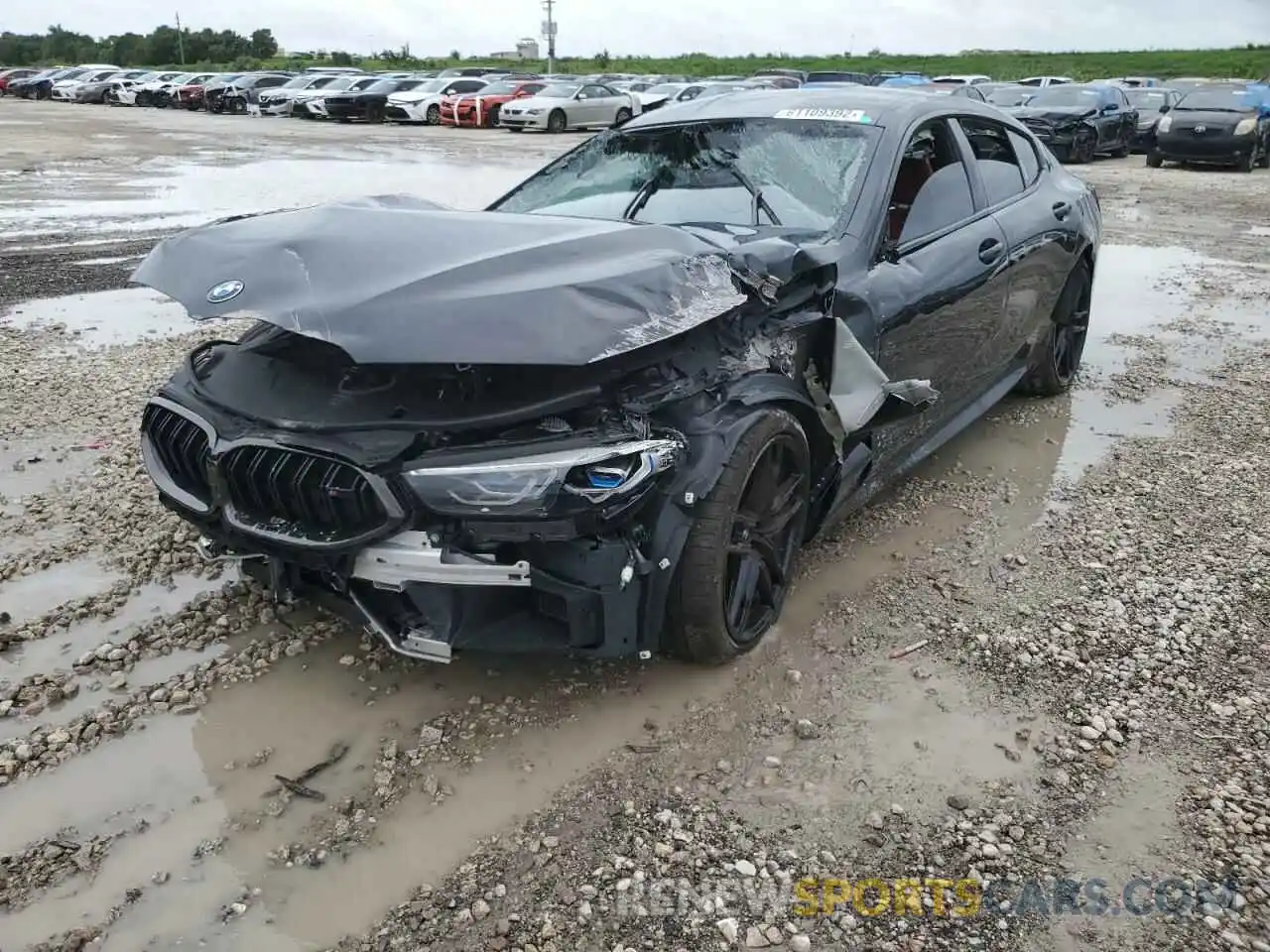 2 Photograph of a damaged car WBSGV0C01MCG15779 BMW M8 2021