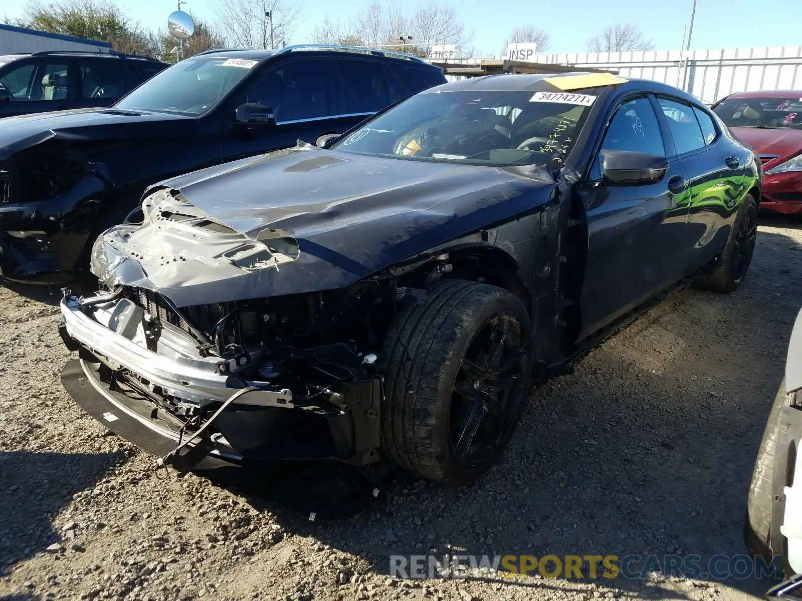 2 Photograph of a damaged car WBSGV0C09MCF18913 BMW M8 2021