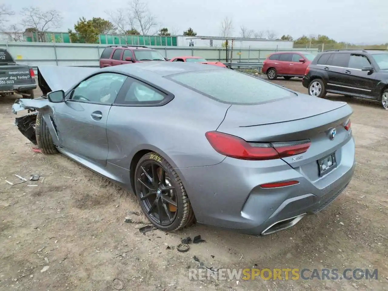 3 Photograph of a damaged car WBABC4C02NCK08743 BMW M8 2022