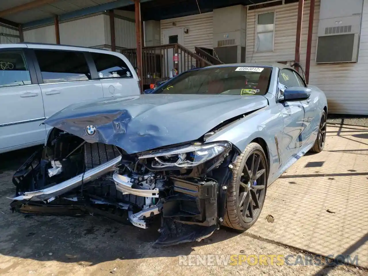 2 Photograph of a damaged car WBAFY4C06NCH91310 BMW M8 2022