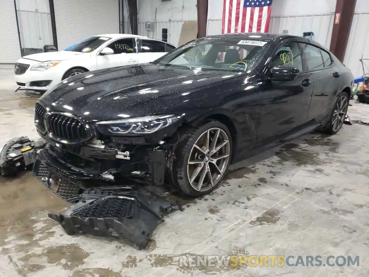 2 Фотография поврежденного автомобиля WBAGV8C03NCJ37009 BMW M8 2022