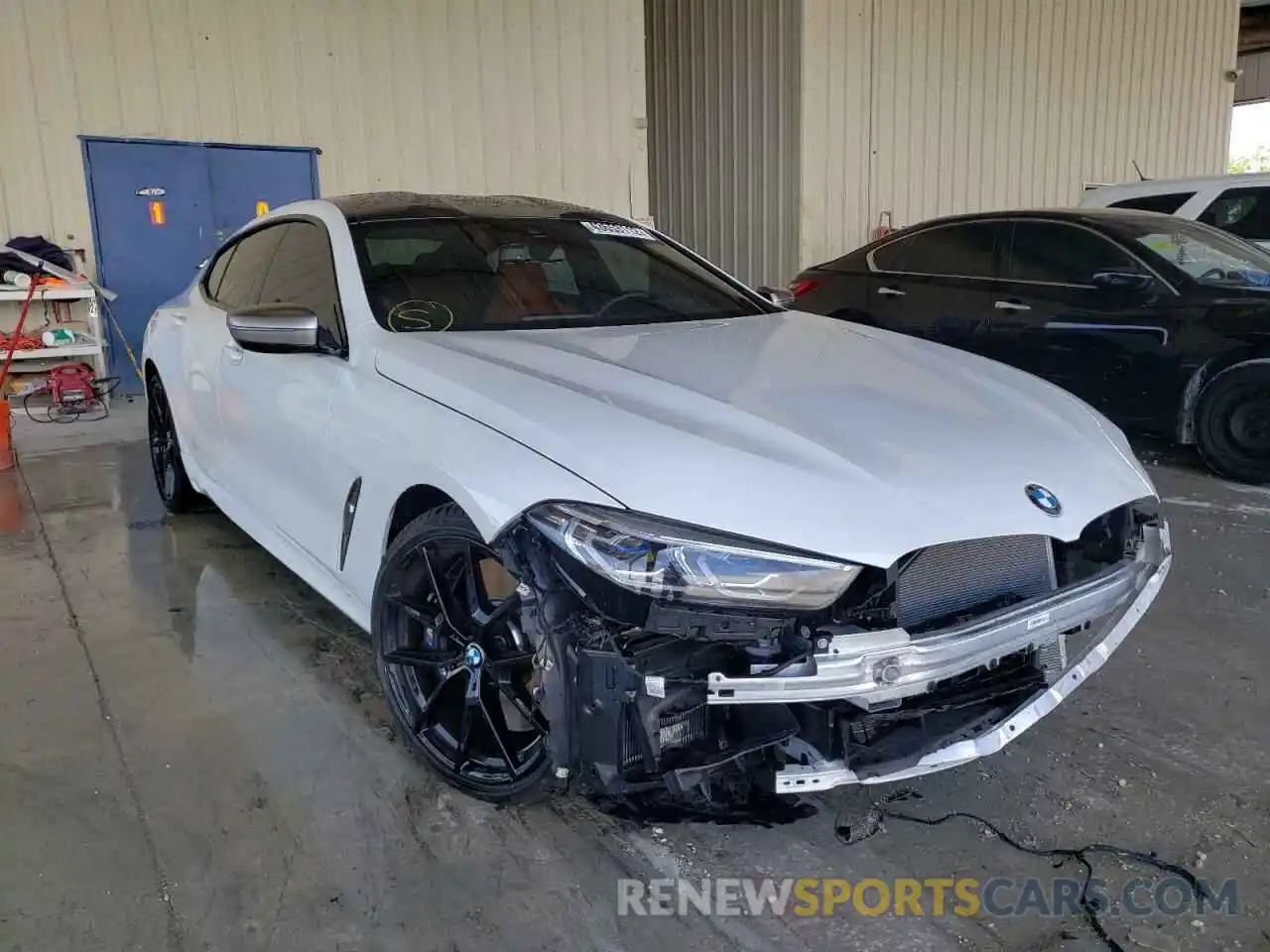 1 Photograph of a damaged car WBAGV8C06NCH65746 BMW M8 2022