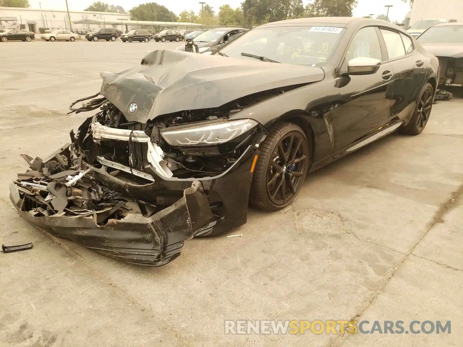 2 Photograph of a damaged car WBAGV8C09NCH10532 BMW M8 2022