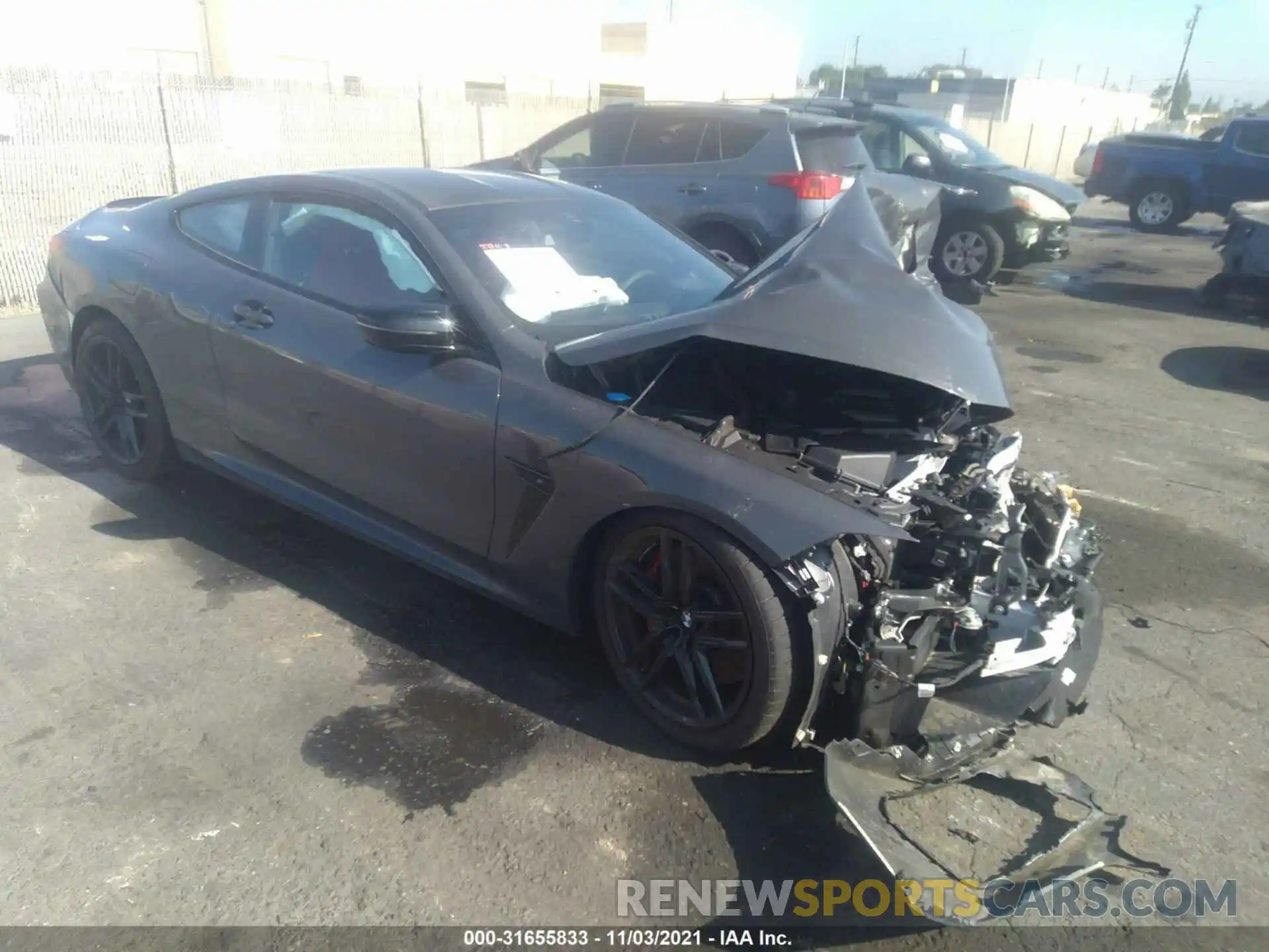 1 Photograph of a damaged car WBSAE0C03NCG84531 BMW M8 2022