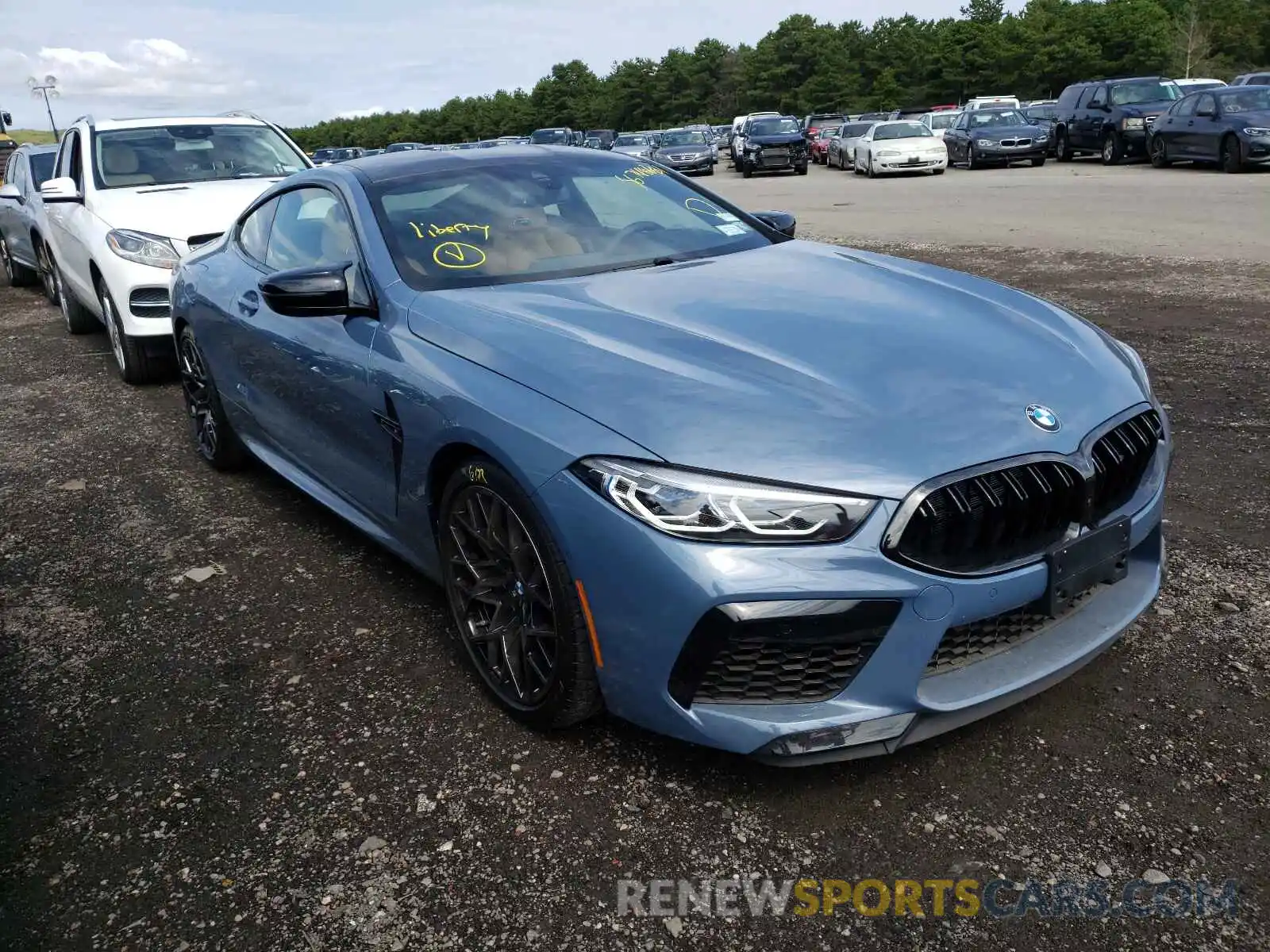 1 Photograph of a damaged car WBSAE0C05NCH73257 BMW M8 2022