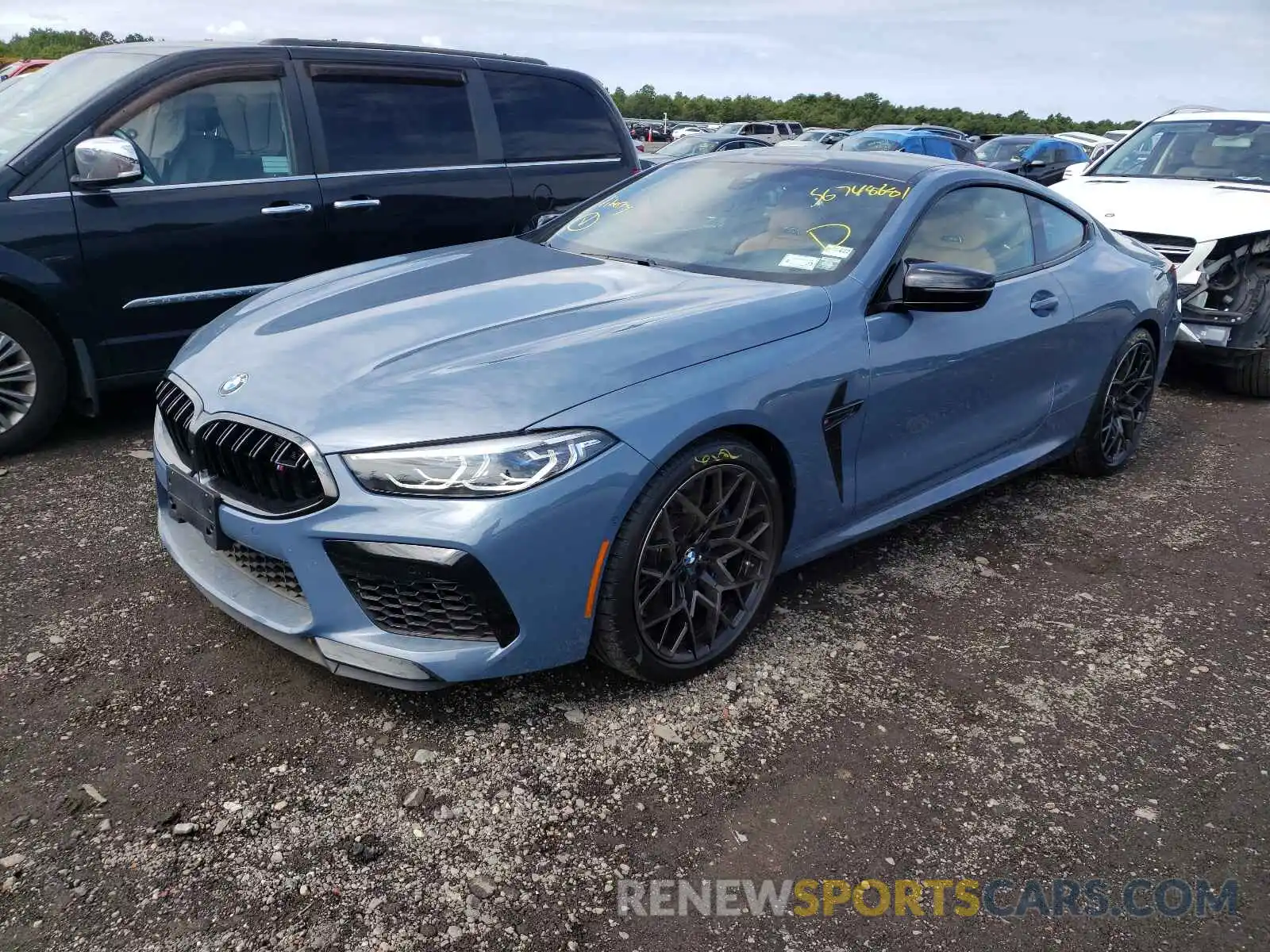 2 Photograph of a damaged car WBSAE0C05NCH73257 BMW M8 2022