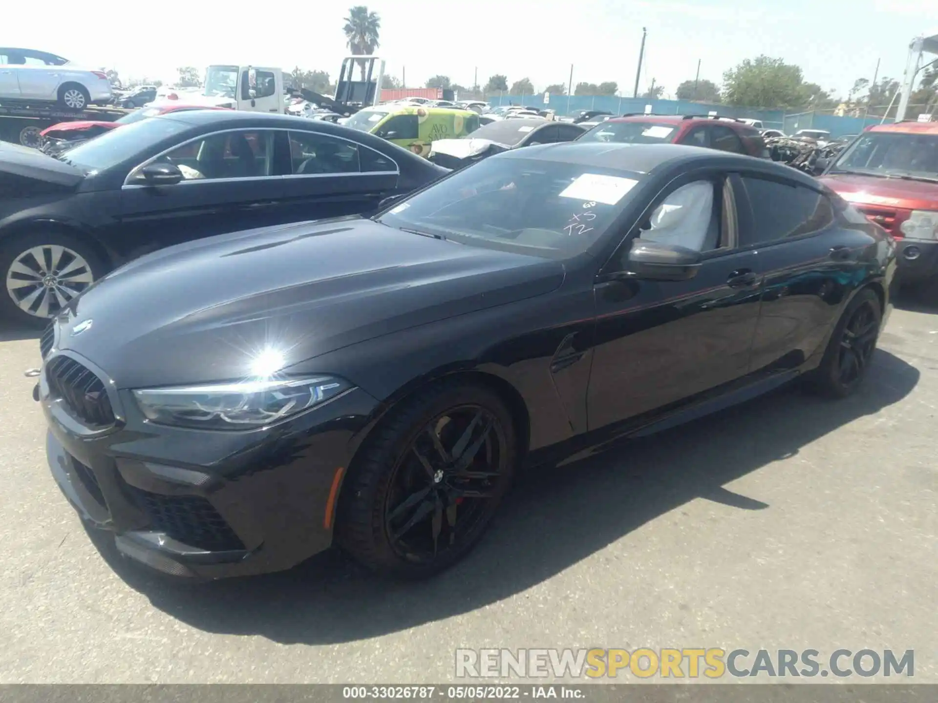 2 Photograph of a damaged car WBSGV0C02NCH03838 BMW M8 2022