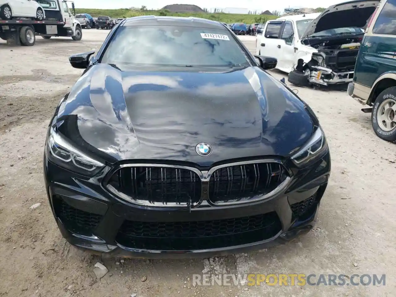 9 Фотография поврежденного автомобиля WBSGV0C05NCJ22668 BMW M8 2022