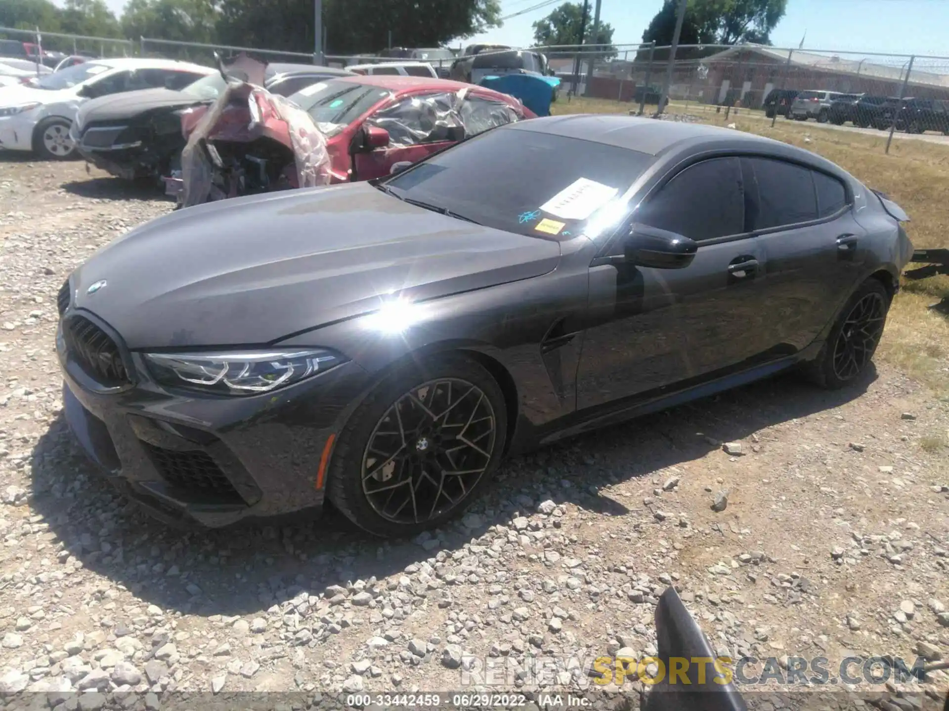 2 Photograph of a damaged car WBSGV0C09NCH24976 BMW M8 2022