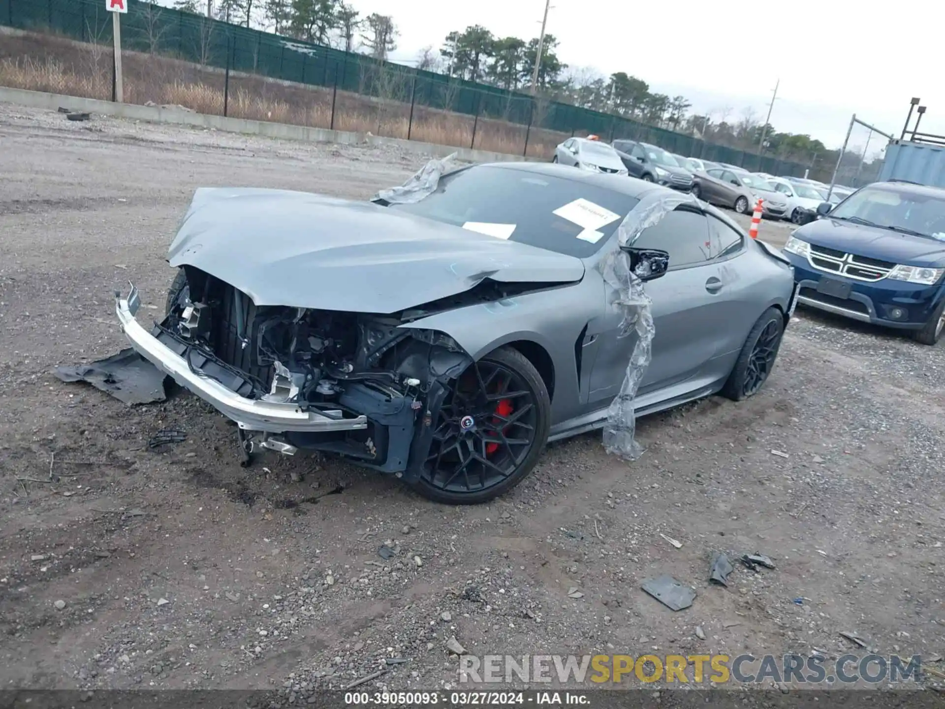 2 Photograph of a damaged car WBSAE0C05PCL87812 BMW M8 2023