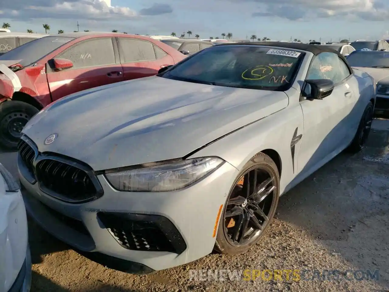 2 Photograph of a damaged car WBSDZ0C01PCL14244 BMW M8 2023