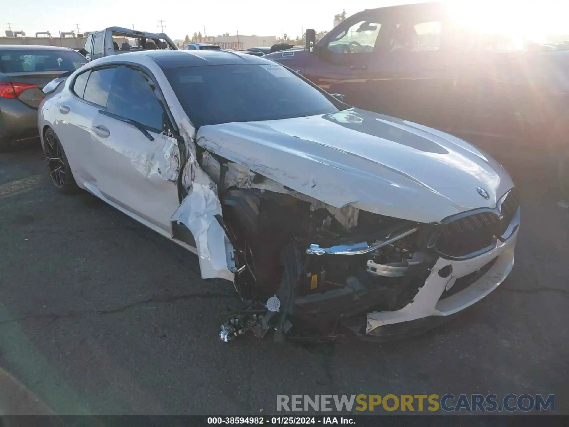 1 Photograph of a damaged car WBSGV0C0XPCL07561 BMW M8 2023