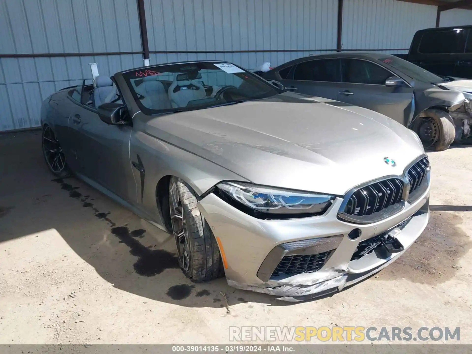 1 Photograph of a damaged car WBSDZ0C04NCJ44118 BMW M8 CABRIOLET 2022