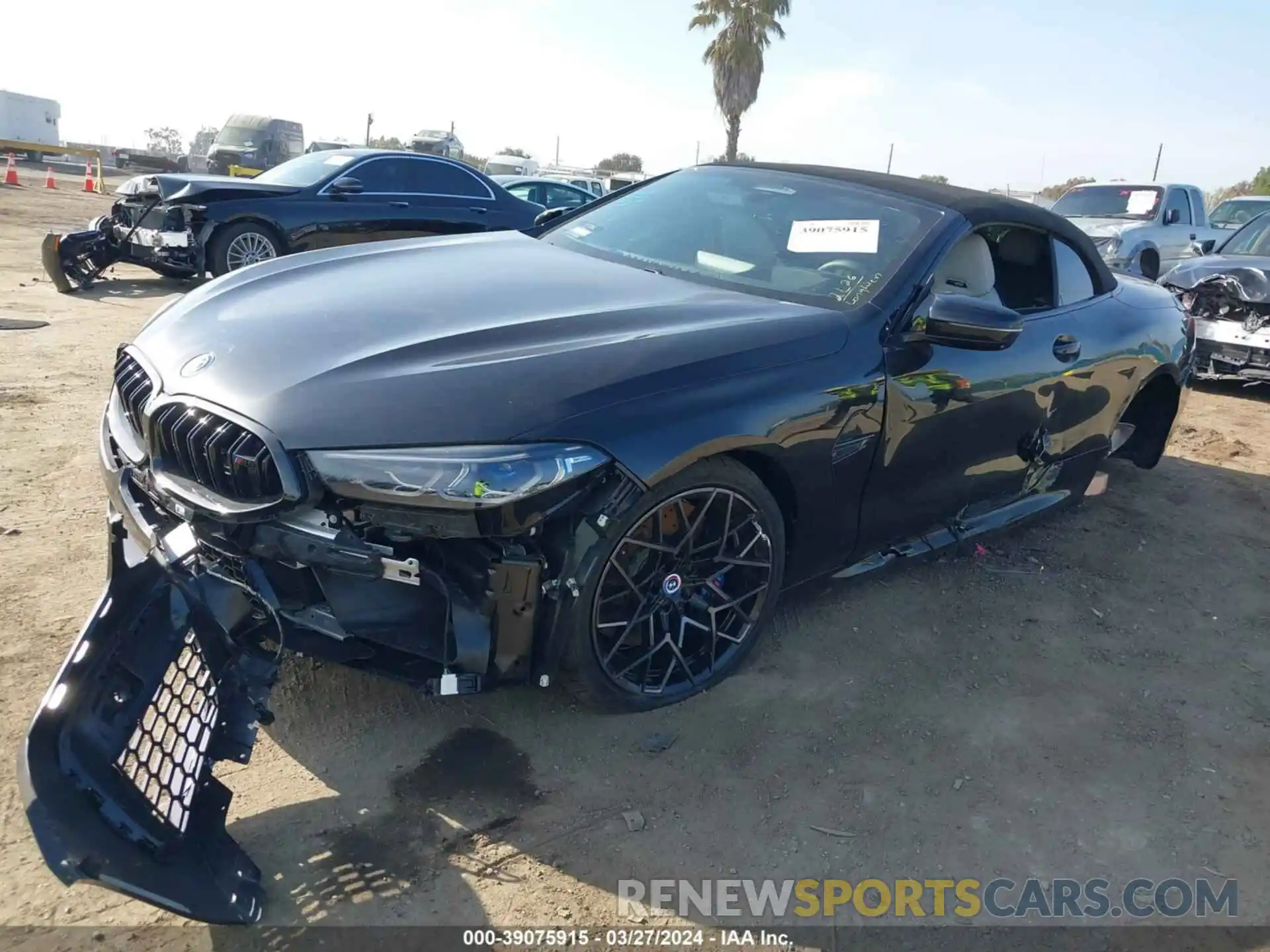 2 Photograph of a damaged car WBSDZ0C09PCM50556 BMW M8 CABRIOLET 2023