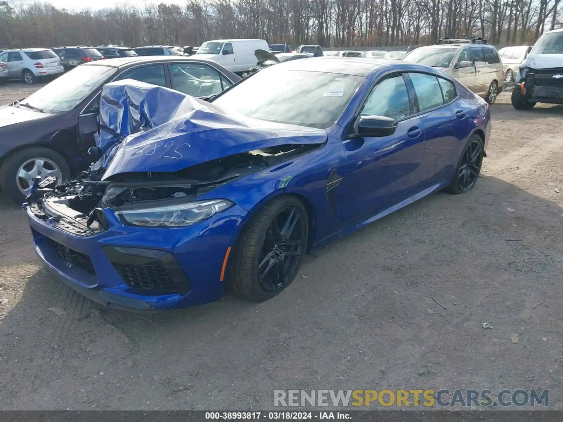 13 Photograph of a damaged car WBSGV0C00NCH01893 BMW M8 GRAN COUPE 2022