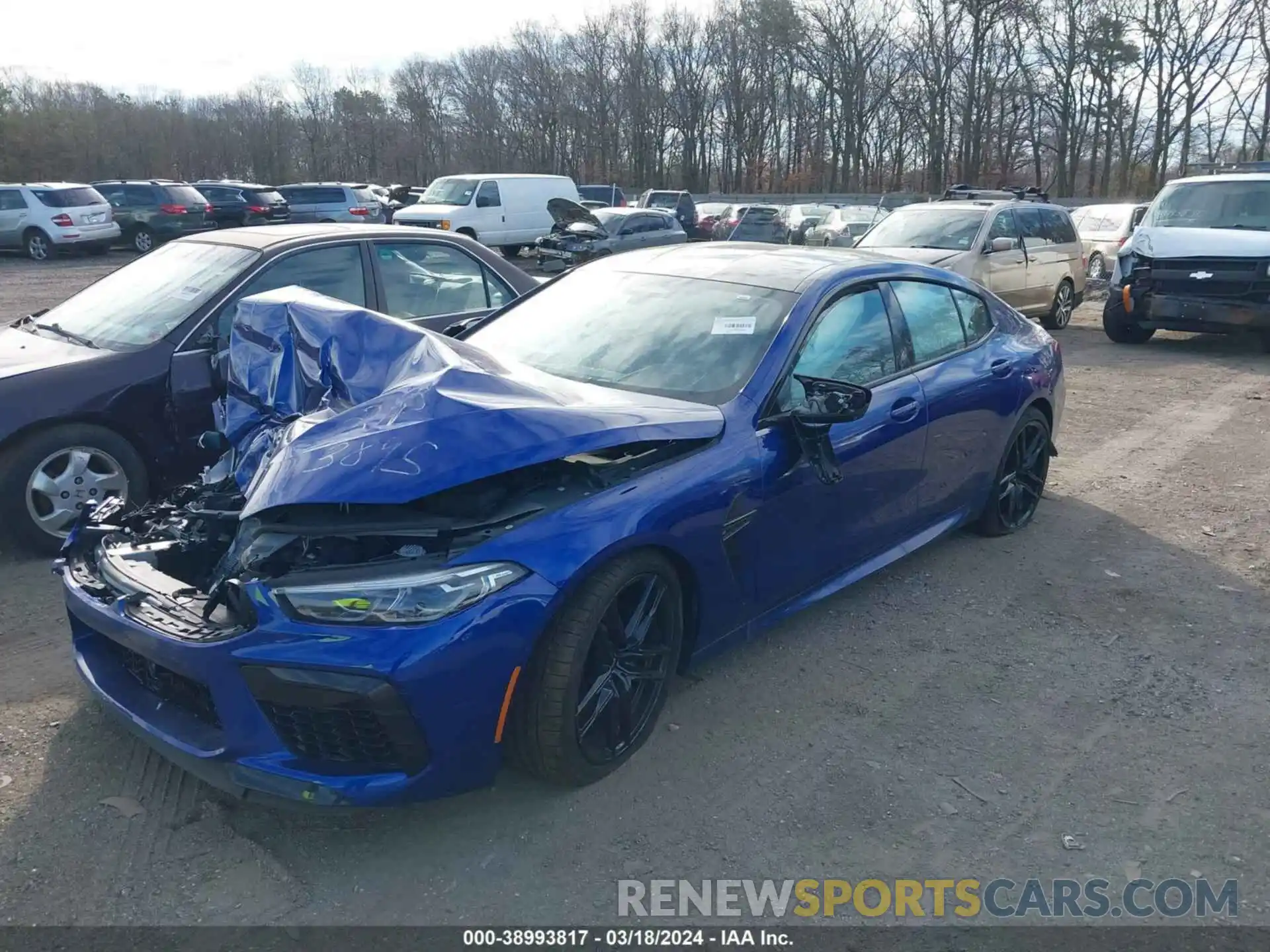 2 Photograph of a damaged car WBSGV0C00NCH01893 BMW M8 GRAN COUPE 2022