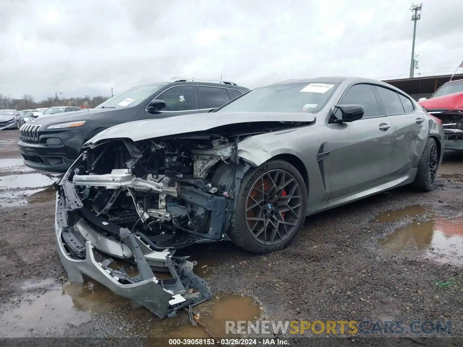 2 Photograph of a damaged car WBSGV0C05NCG79485 BMW M8 GRAN COUPE 2022