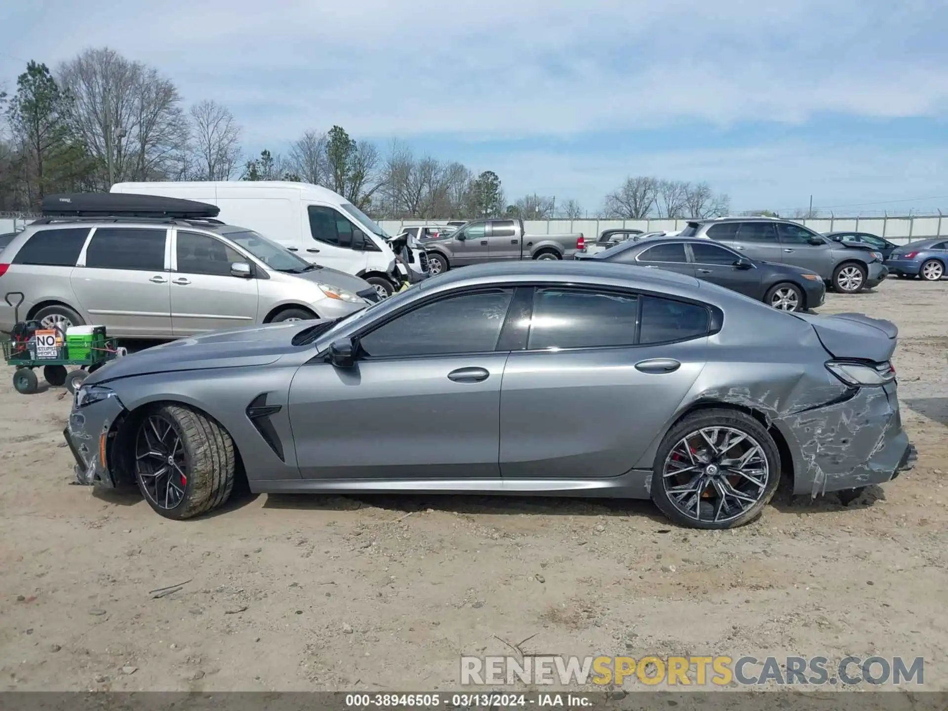 14 Photograph of a damaged car WBSGV0C0XPCL14283 BMW M8 GRAN COUPE 2023