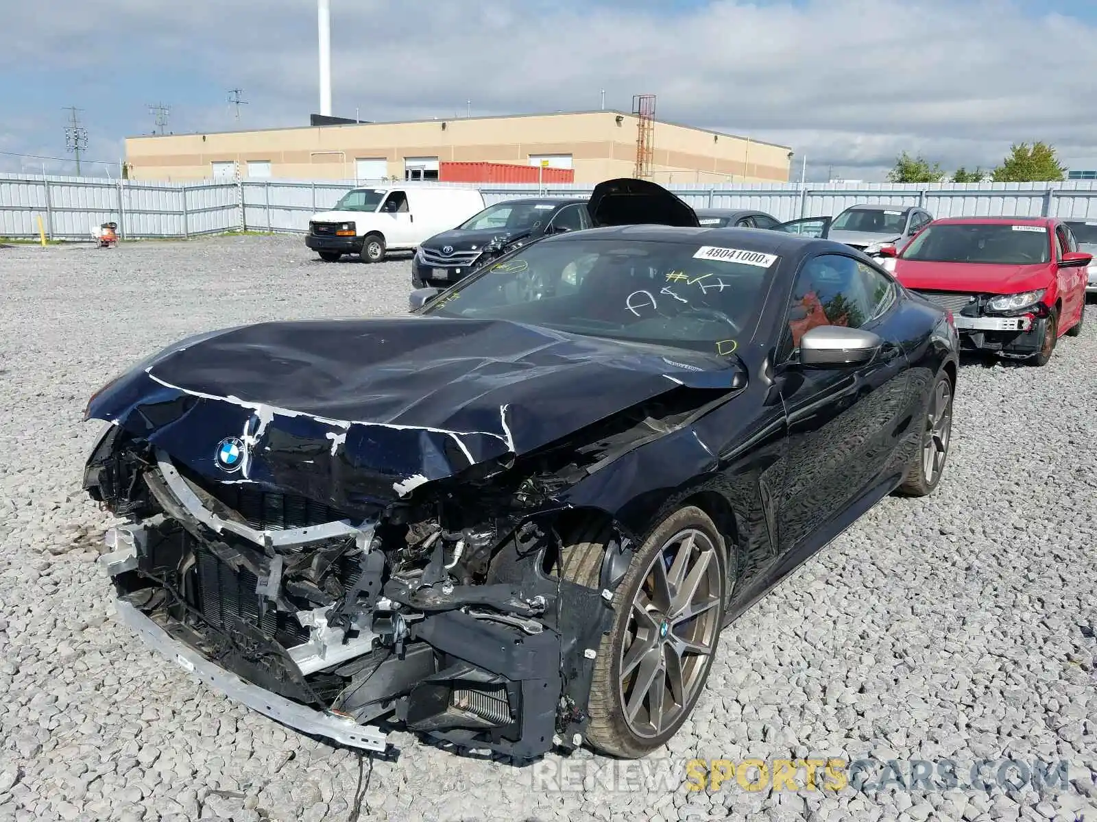 2 Photograph of a damaged car WBABC4C58KBJ35665 BMW M850XI 2019